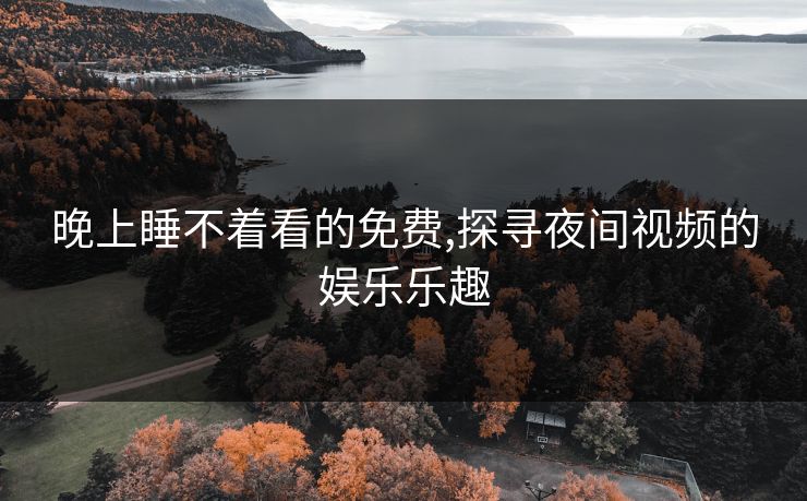 晚上睡不着看的免费,探寻夜间视频的娱乐乐趣